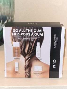 OUAI Hair Care Kit - Black, White, Brown